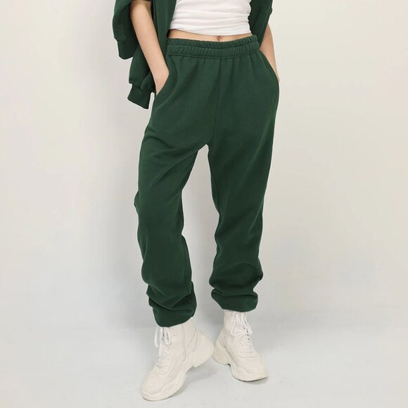 Storet Lexi Brushed Joggers Hunter Green S/M - Picture 5 of 16